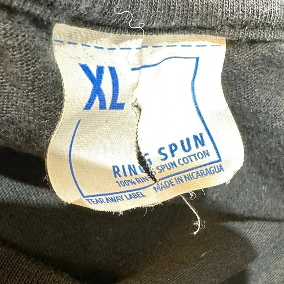 Black T-Shirt Size XL “Just Here So I Won’t Get Find” - Picture 3 of 3